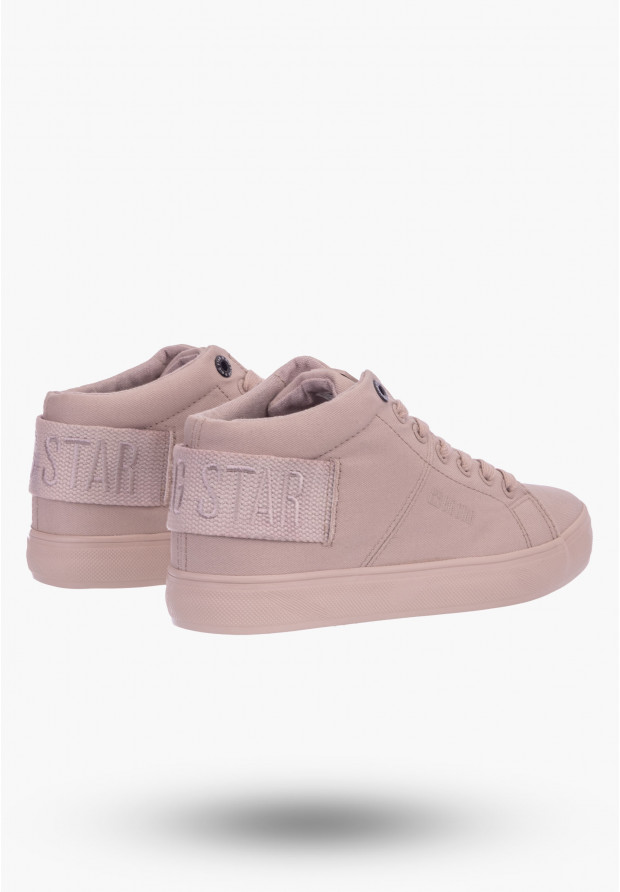 Sneakersy Damskie BIG STAR Nude LL274004