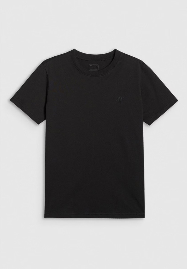 Koszulka Damska 4F T-shirt Regular Gładki Czarny 4FWAW25TTSHF2970
