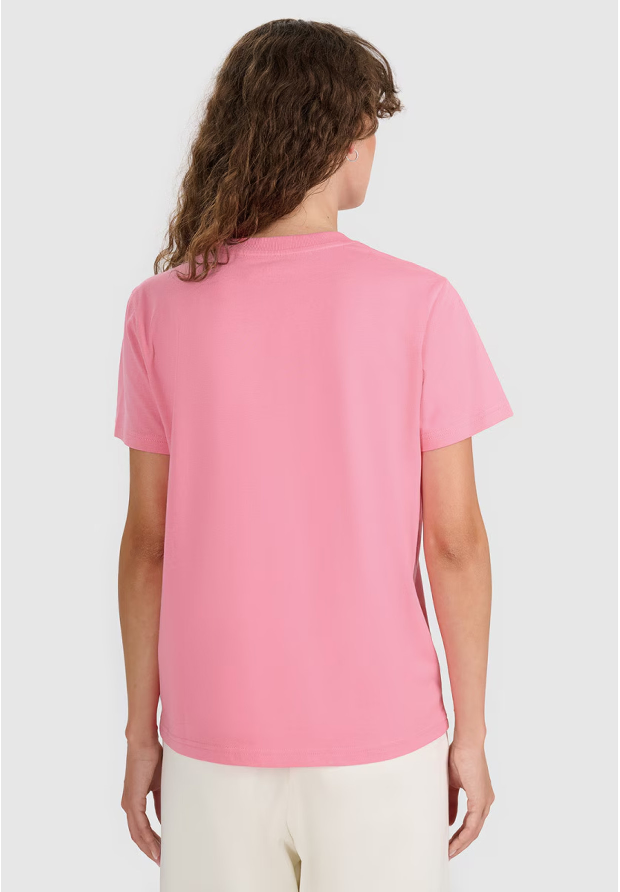 Koszulka Damska 4F T-shirt Regular Gładki Różowy 4FWAW25TTSHF2970