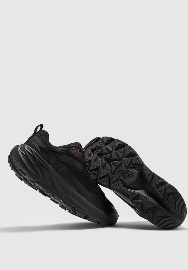 Buty 4F Męskie do Trekkingu Trailu Niskie Sportowe Sneakersy SPEED HIKER Czarne