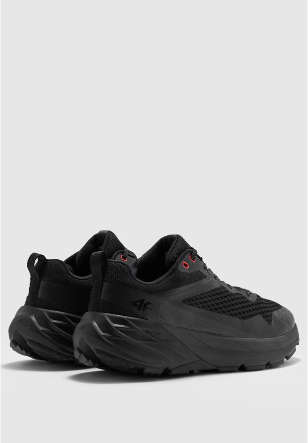 Buty 4F Męskie do Trekkingu Trailu Niskie Sportowe Sneakersy SPEED HIKER Czarne