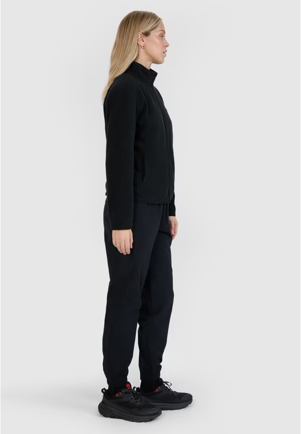 Polar Damski 4F Bluza Ze Stójką Regular Czarny 4FWMM00TFLEF314