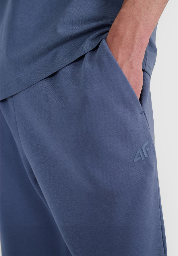 Spodnie Męskie 4F Joggery Sportowe Dresy Denim 4FWMM00TTROM1139