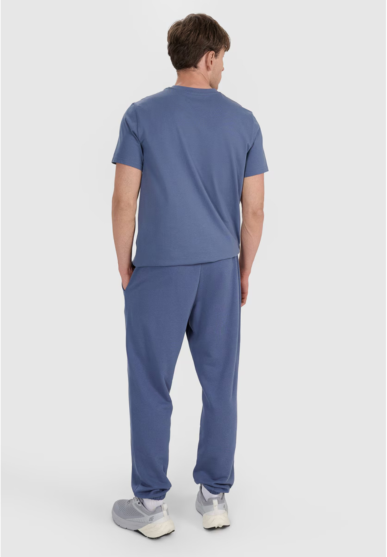 Spodnie Męskie 4F Joggery Sportowe Dresy Denim 4FWMM00TTROM1139