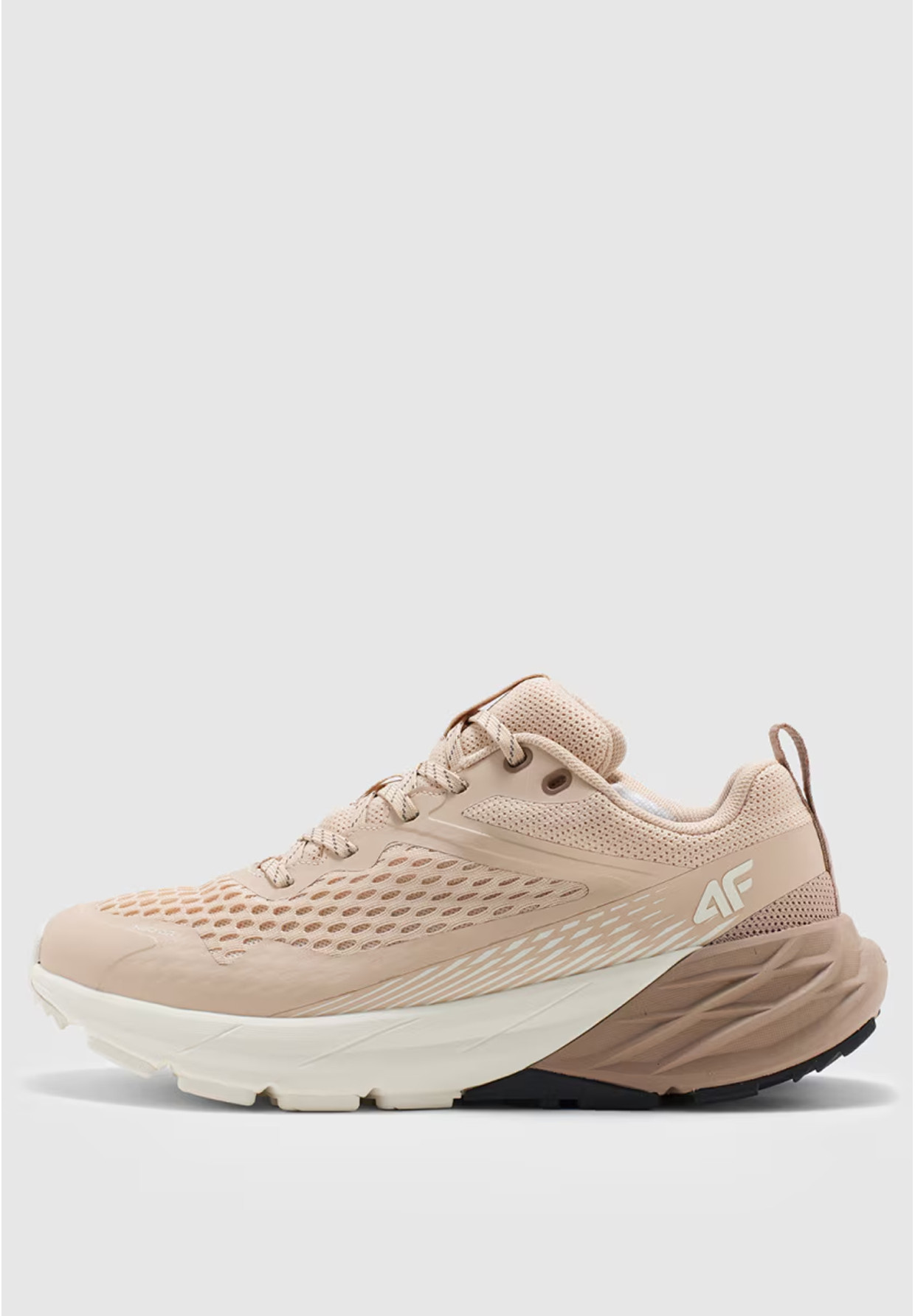 Buty 4F Damskie do Trekkingu Trailu Niskie Sportowe Sneakersy SPEED HIKER Beżowe