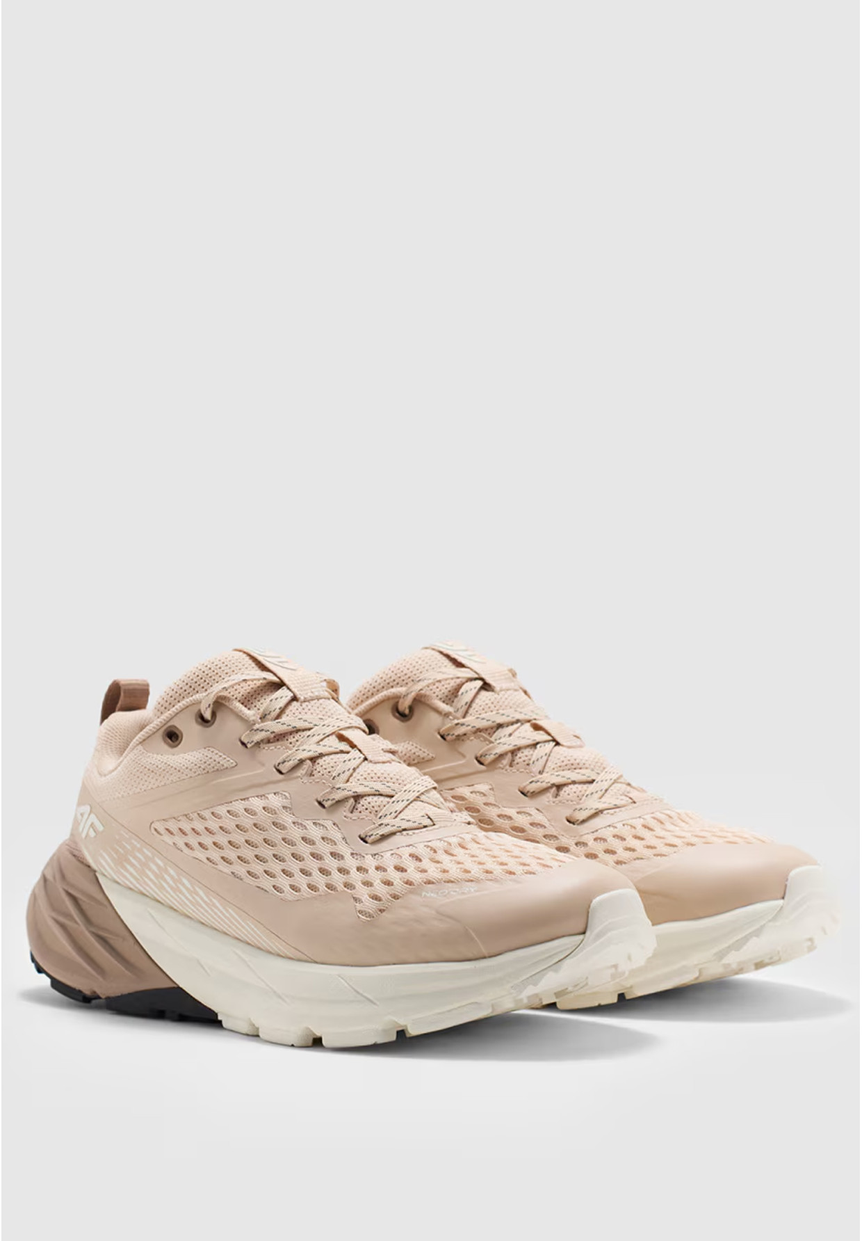 Buty 4F Damskie do Trekkingu Trailu Niskie Sportowe Sneakersy SPEED HIKER Beżowe