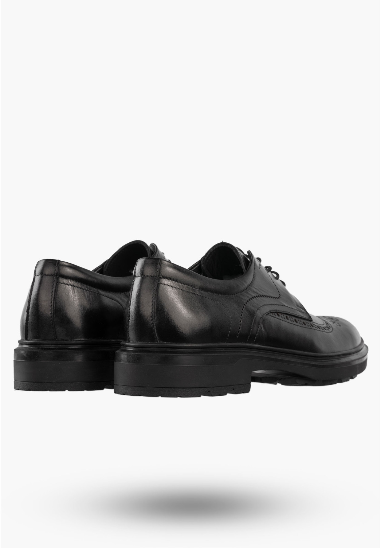Półbuty Wizytowe Męskie Skórzane Buty Eleganckie Czarne