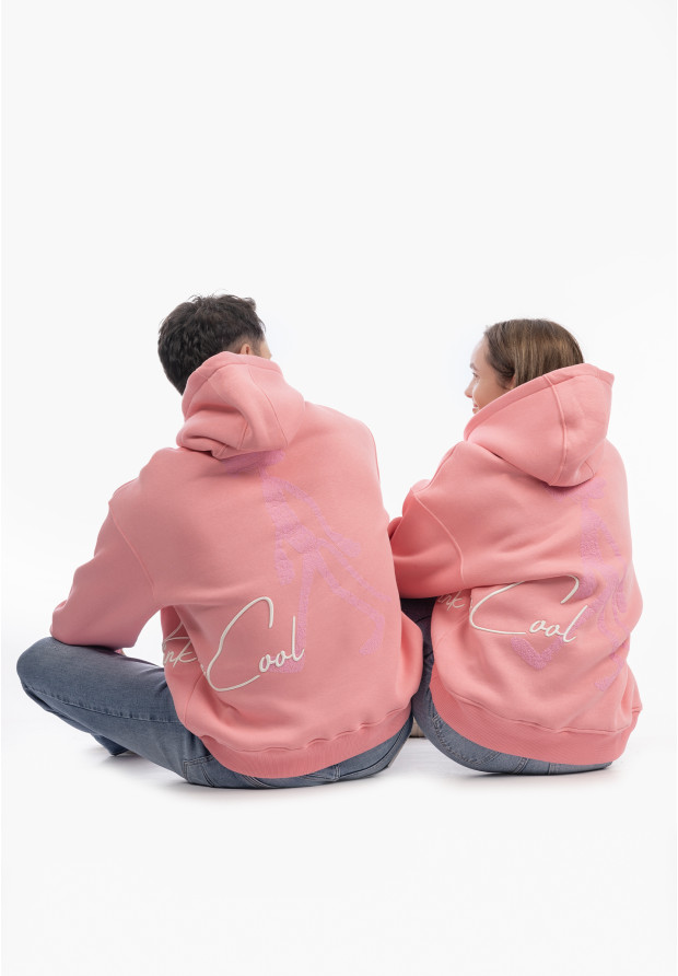 Bluza Unisex Z Kapturem Różowa Pantera Casual Streetwear Różowa 2512