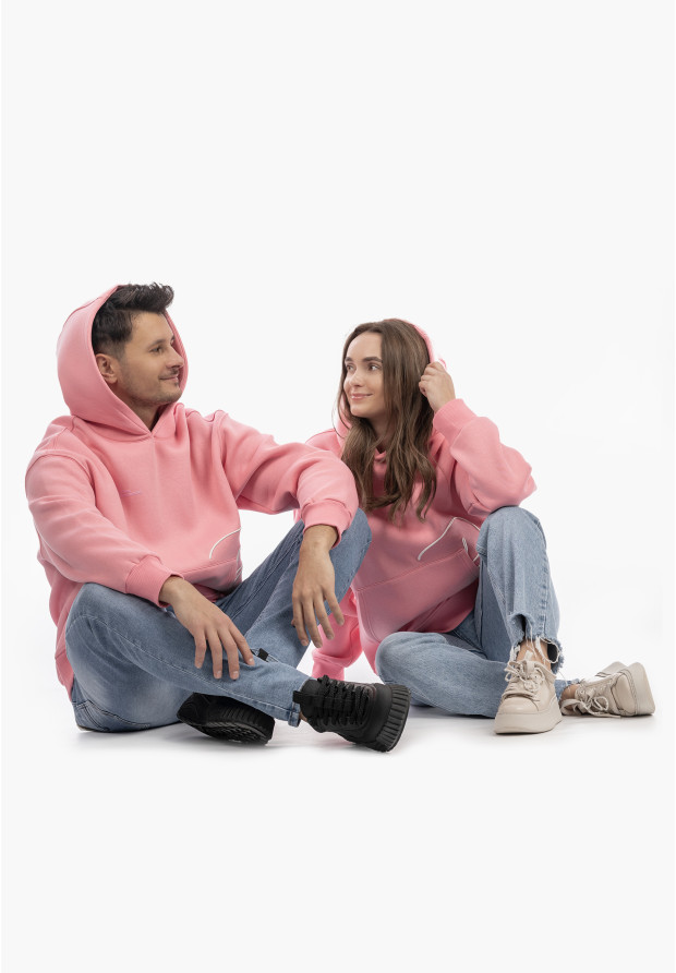 Bluza Unisex Z Kapturem Różowa Pantera Casual Streetwear Różowa 2512