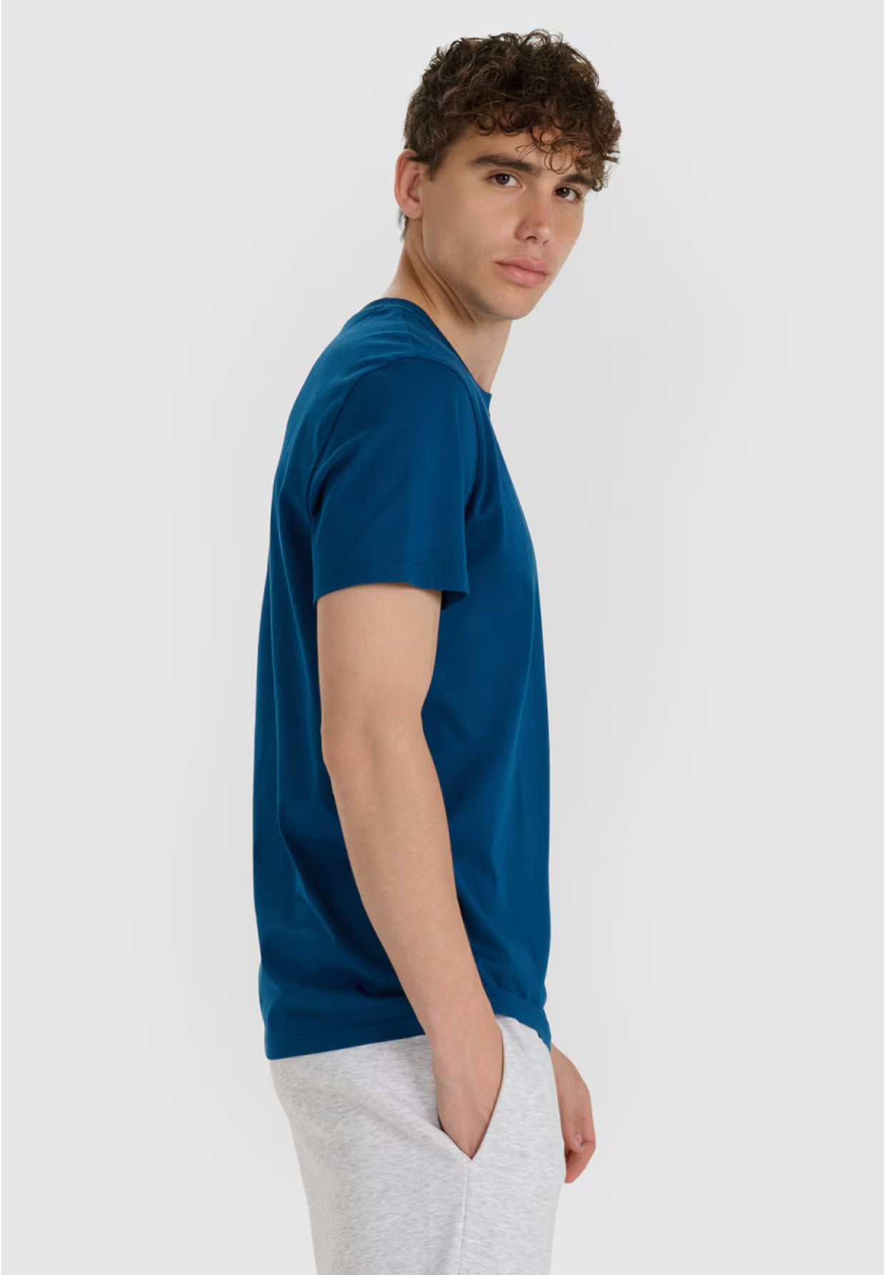 Koszulka Męska 4F T-shirt Z Nadrukiem Regular Granatowa 4FWAW25TTSHM3131