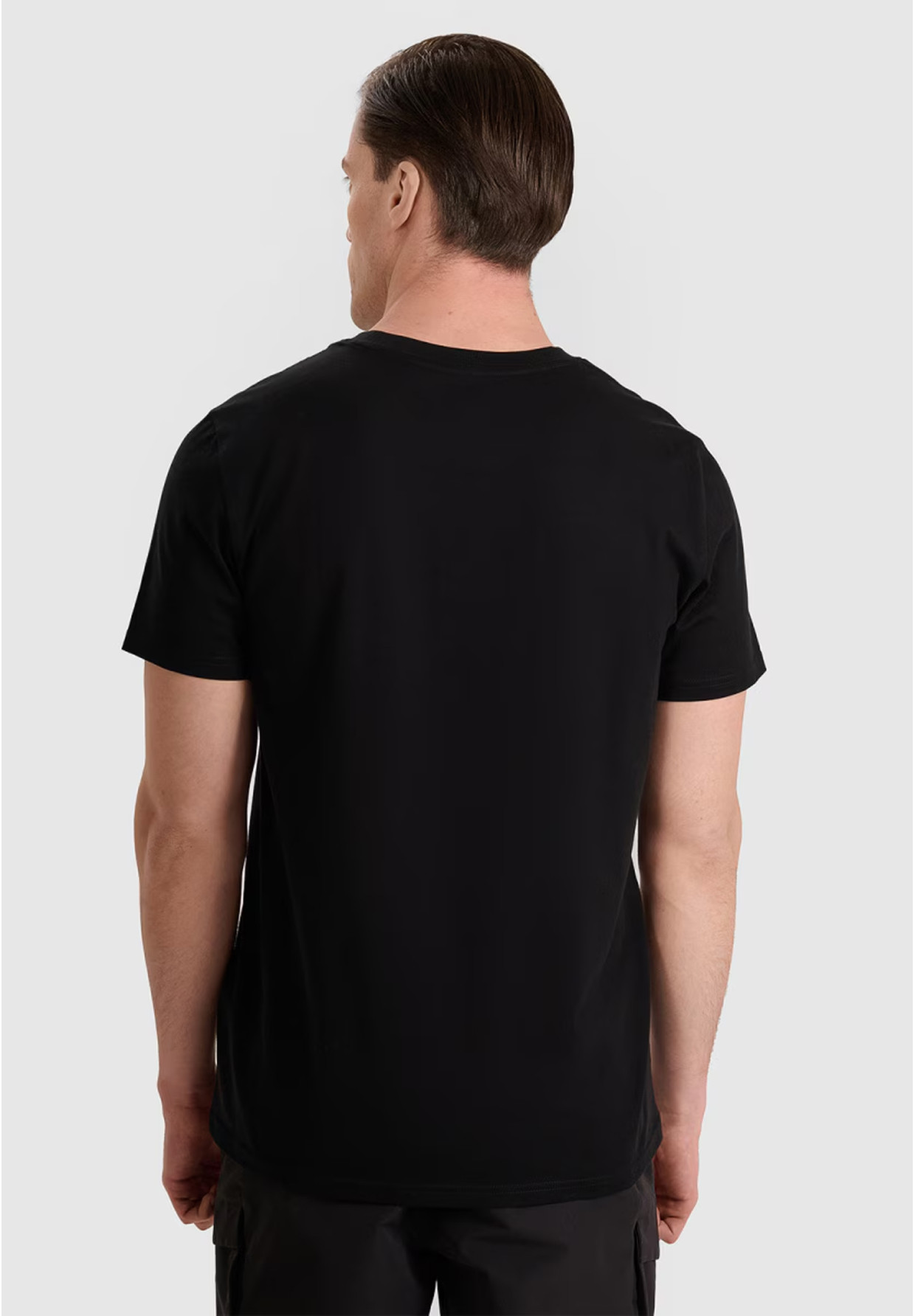Koszulka Męska 4F T-shirt Z Nadrukiem Regular Czarna 4FWMM00TTSHM2257