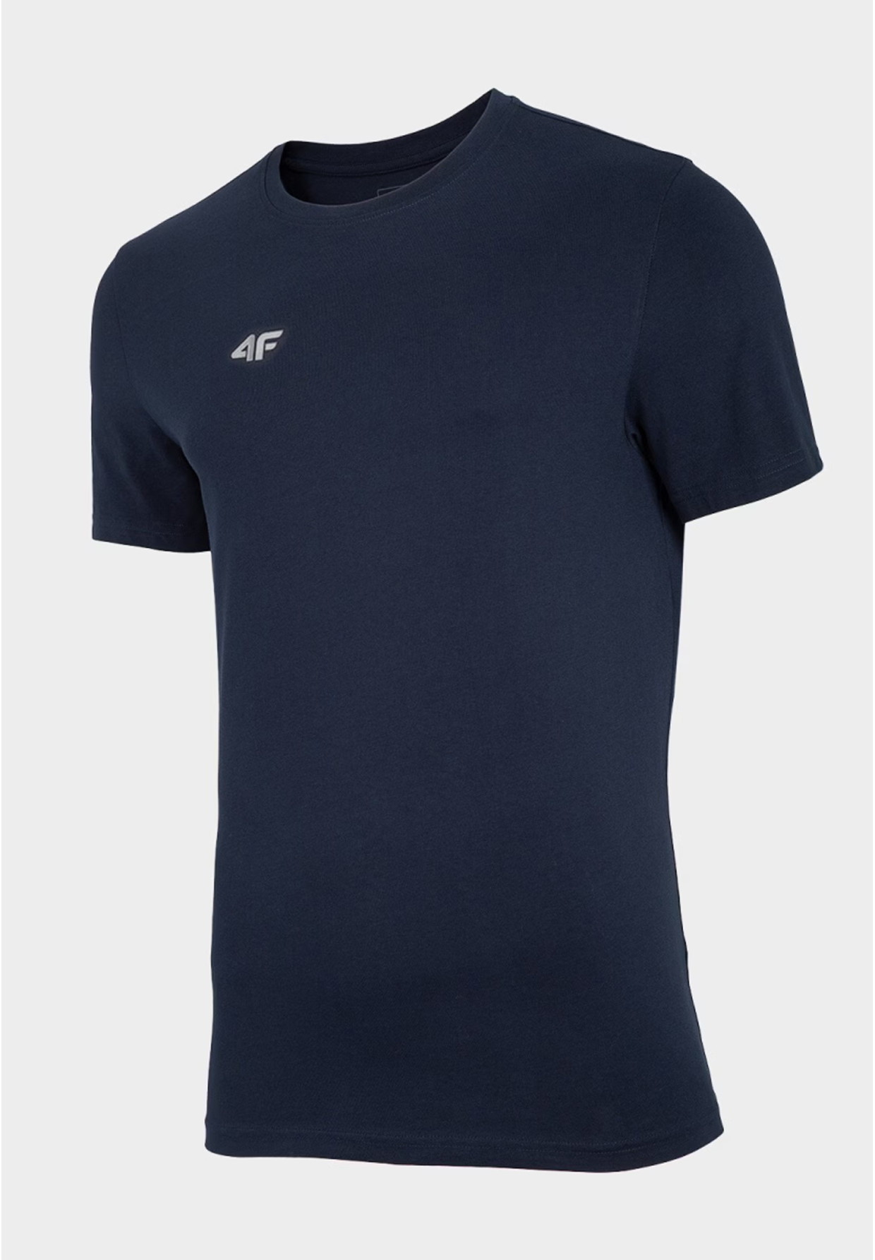 Koszulka Męska 4F T-shirt Z Logo Regular Granatowy NOSH4-TSM003B