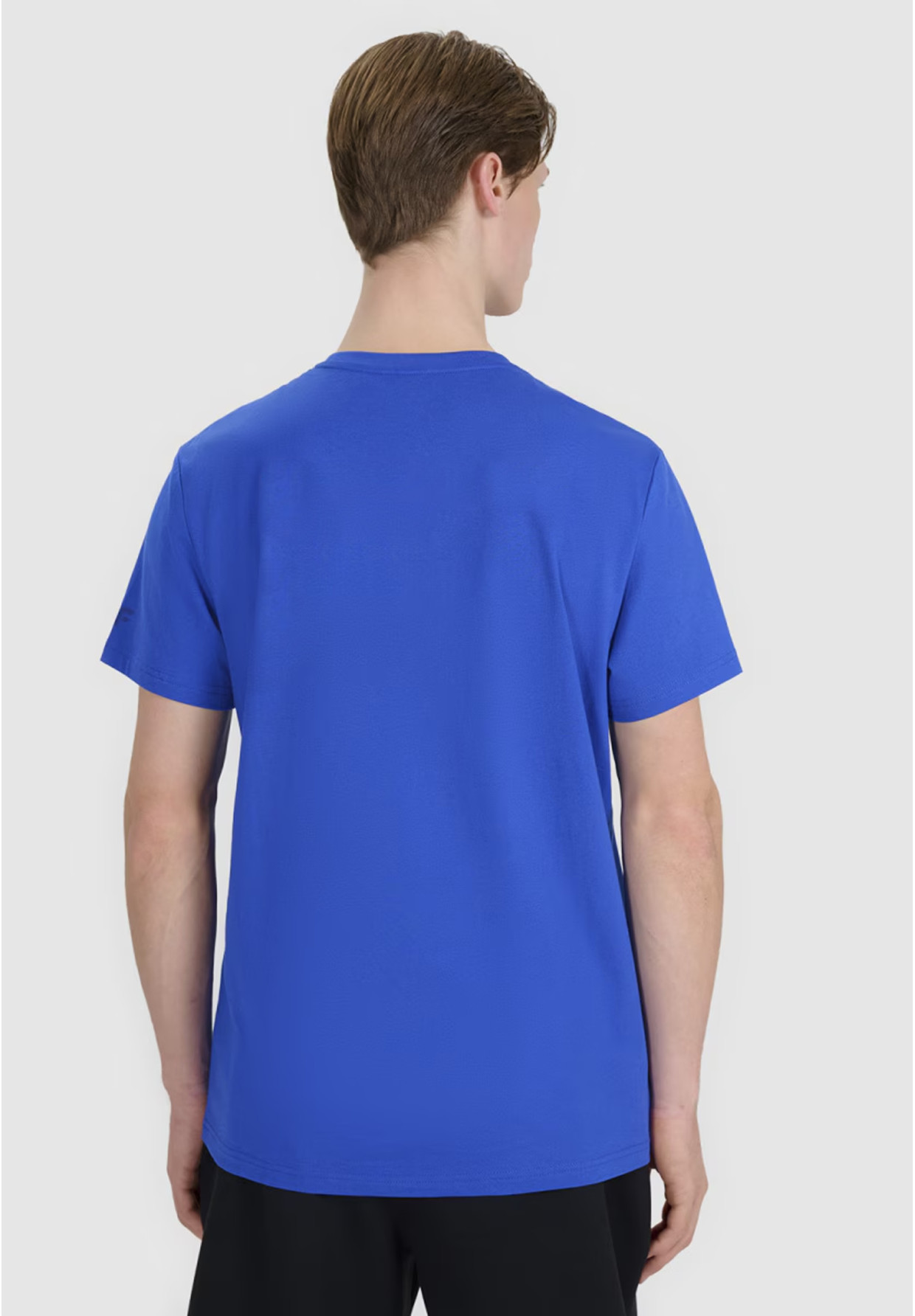 Koszulka Męska 4F T-shirt Basic Regular Niebieski 4FSMM00TTSHM2764