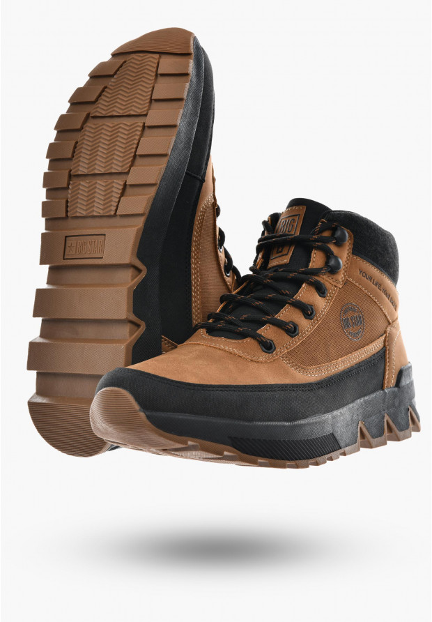 Trzewiki Męskie Big Star Camel MM174015