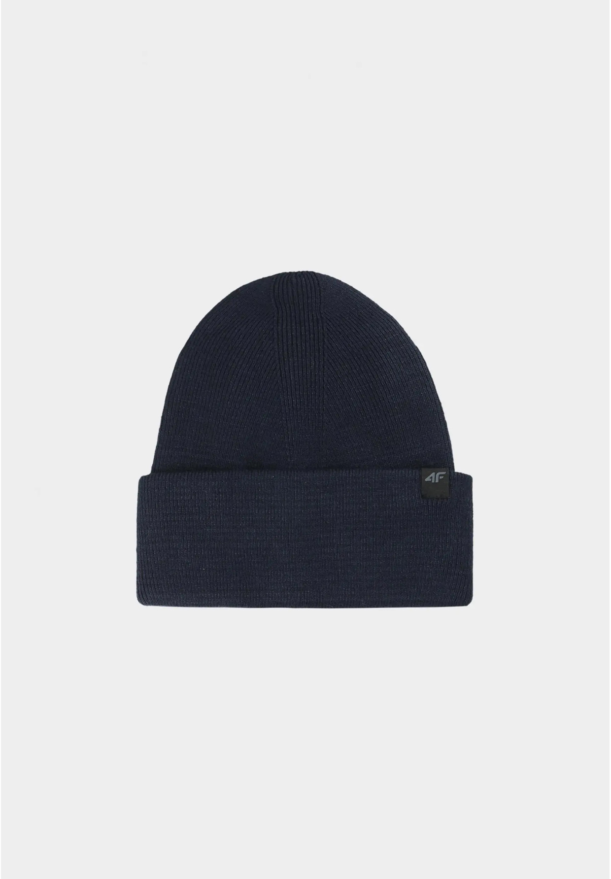 Czapka 4F Zimowa Uniseks Beanie Granatowa 4FWAW25ACAPU556