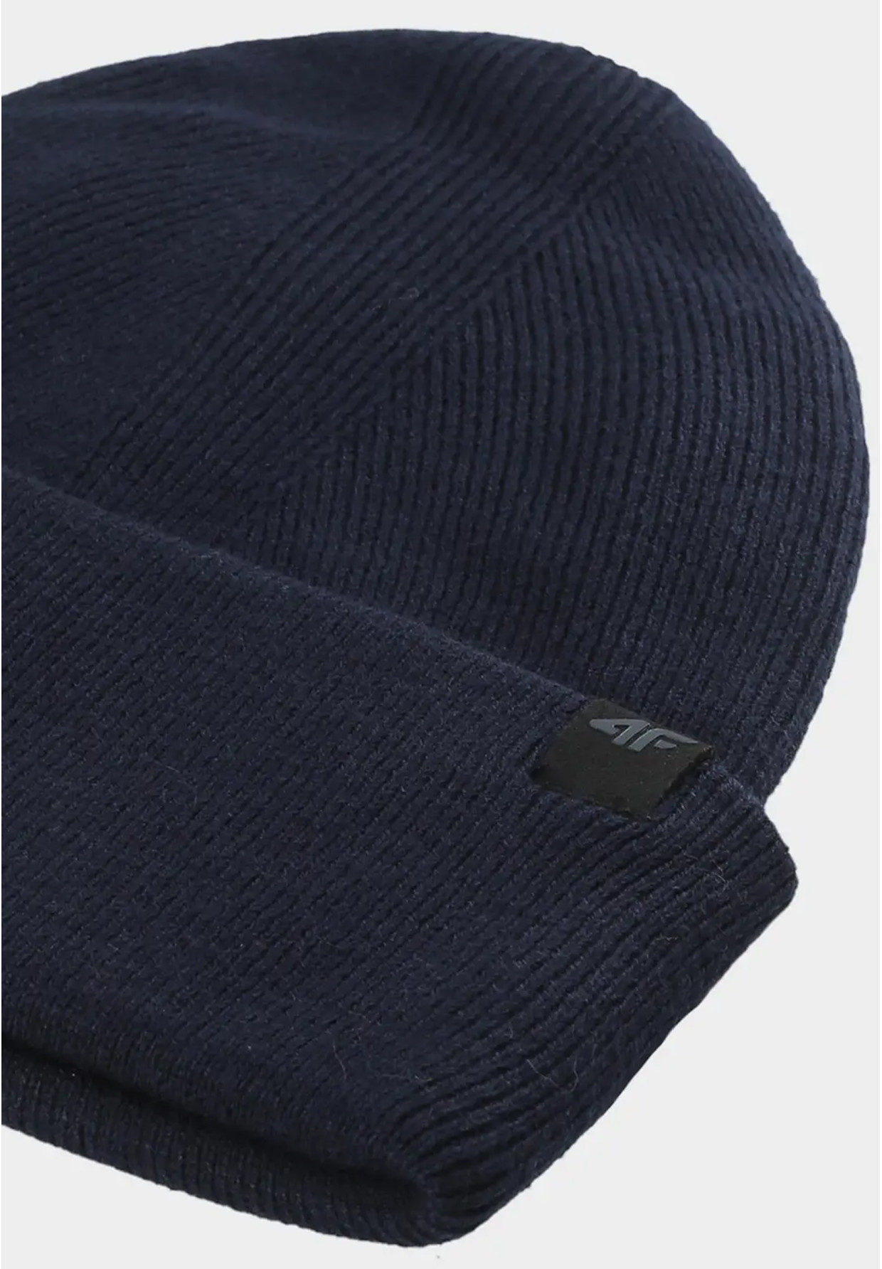 Czapka 4F Zimowa Uniseks Beanie Granatowa 4FWAW25ACAPU556