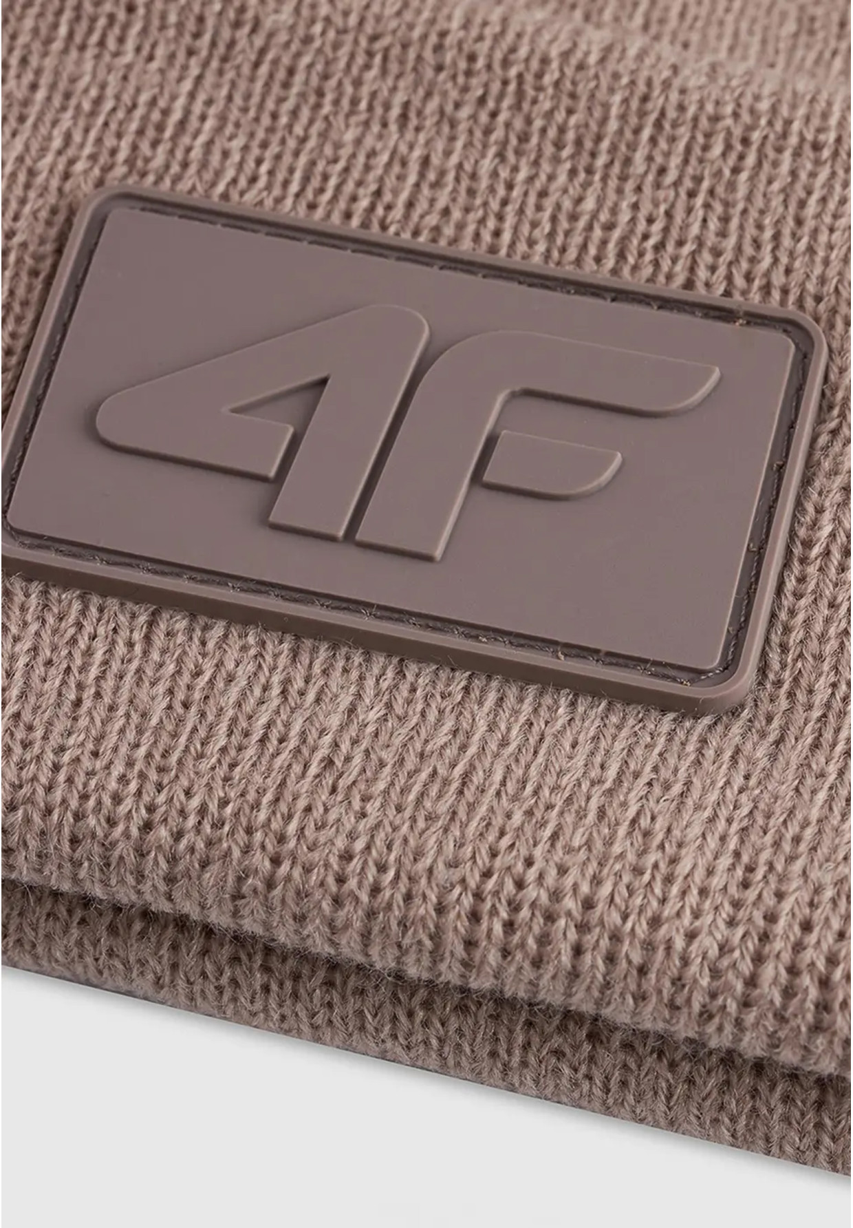 Czapka Dziecięca 4F Zimowa Beanie Bawełna Beżowa 4FJWAW25ACAPU653
