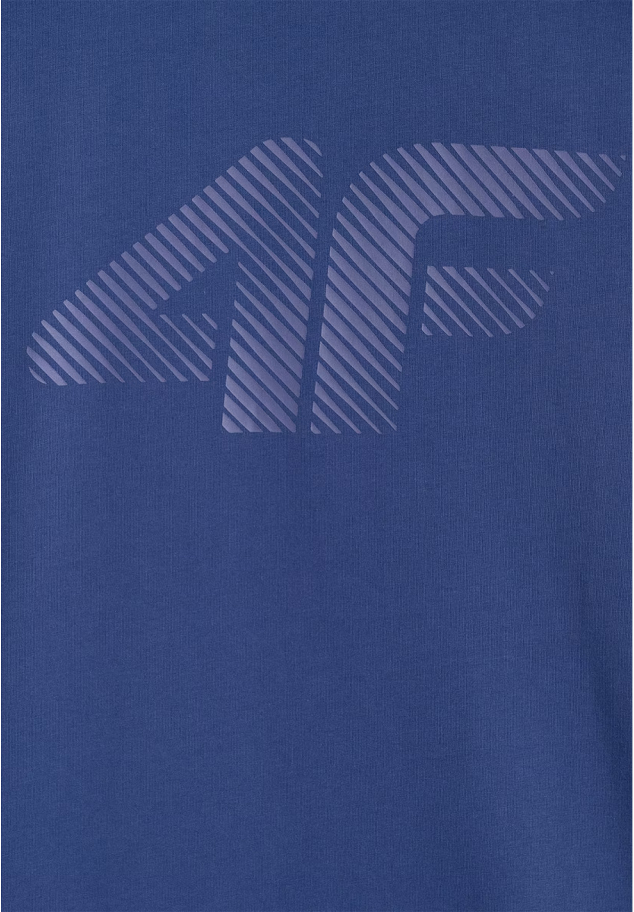 Koszulka Męska 4F T-shirt Z Nadrukiem Regular Granatowa 4FWMM00TTSHM2257
