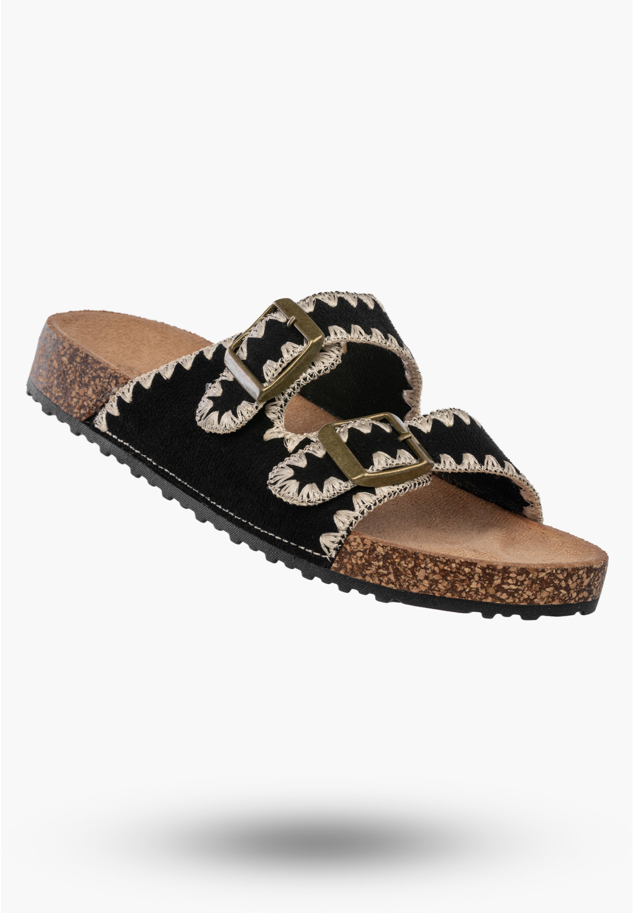 Klapki Damskie Boho Eleganckie Buty Letnie Wygodne Czarne Potocki
