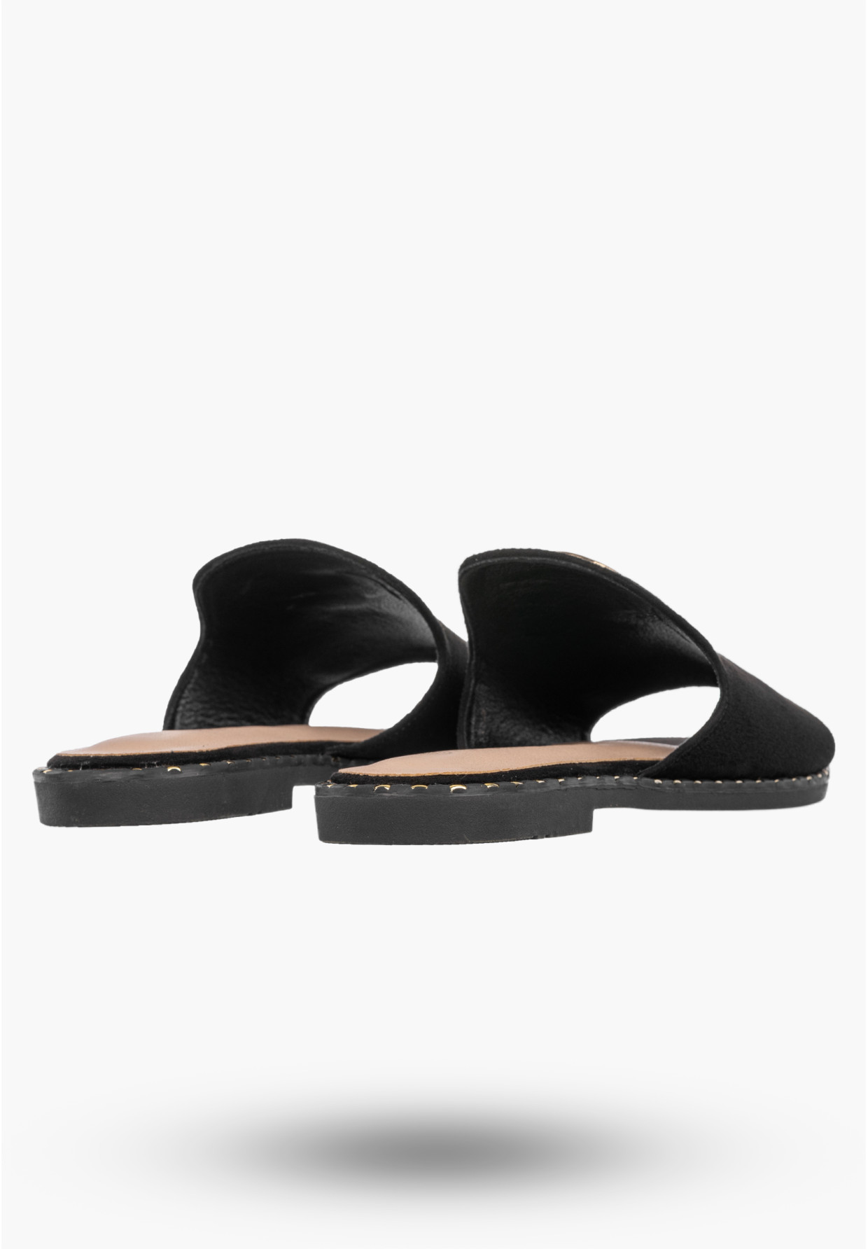 Klapki Damskie Stylowe Eleganckie Buty Letnie Modne Czarne Potocki
