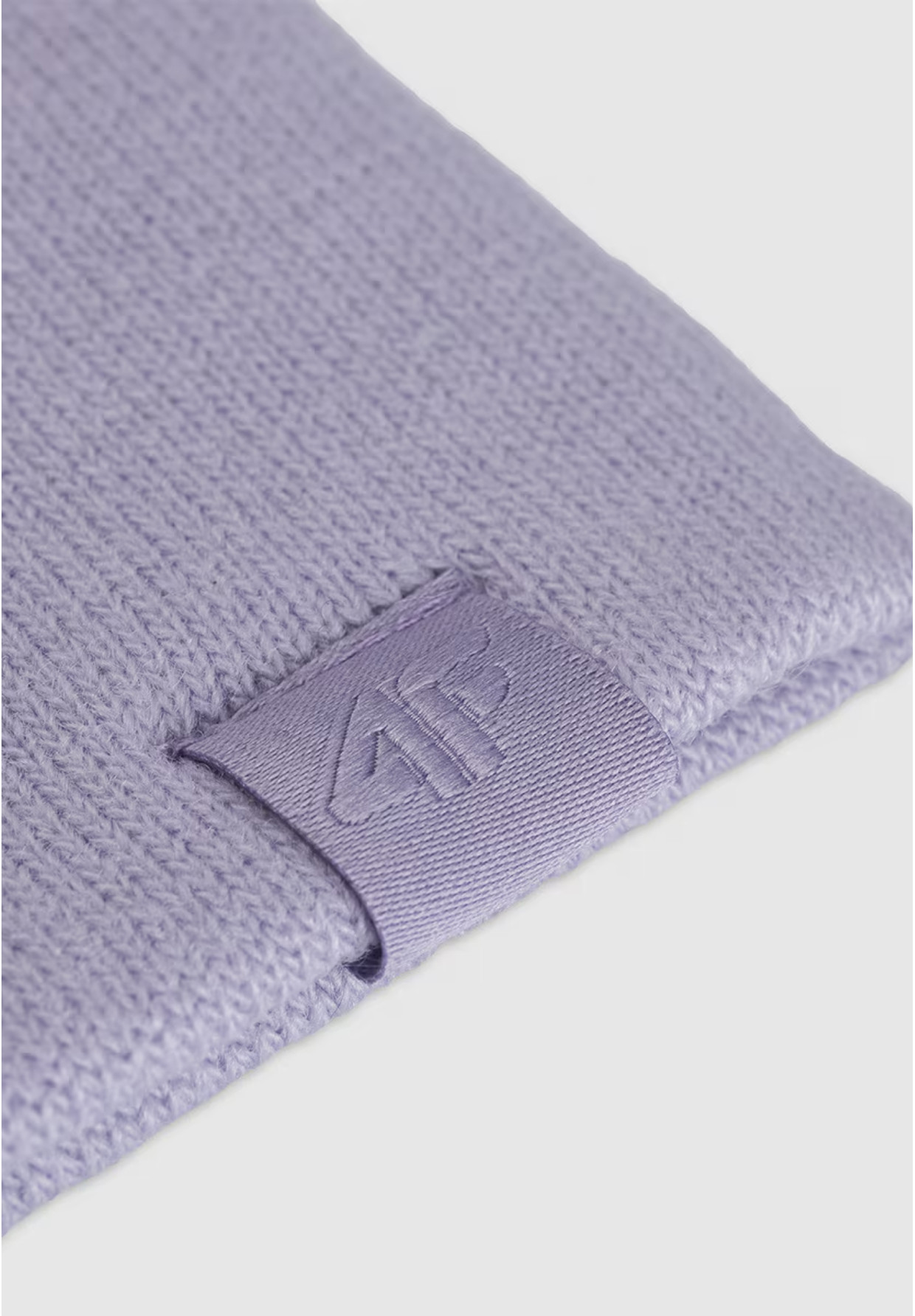 Czapka Dziewczęca 4F Beanie Zimowa Dwuwarstwowa Fioletowa 4FJWAW25ACAPU602