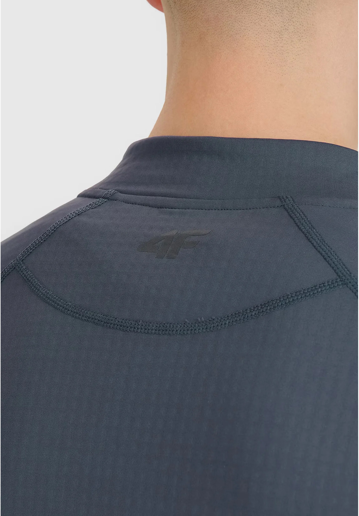 Bluza Męska Trekkingowa 4F Szybkoschnąca Sportowa Antrcyt 4FWSS25TFSWM493
