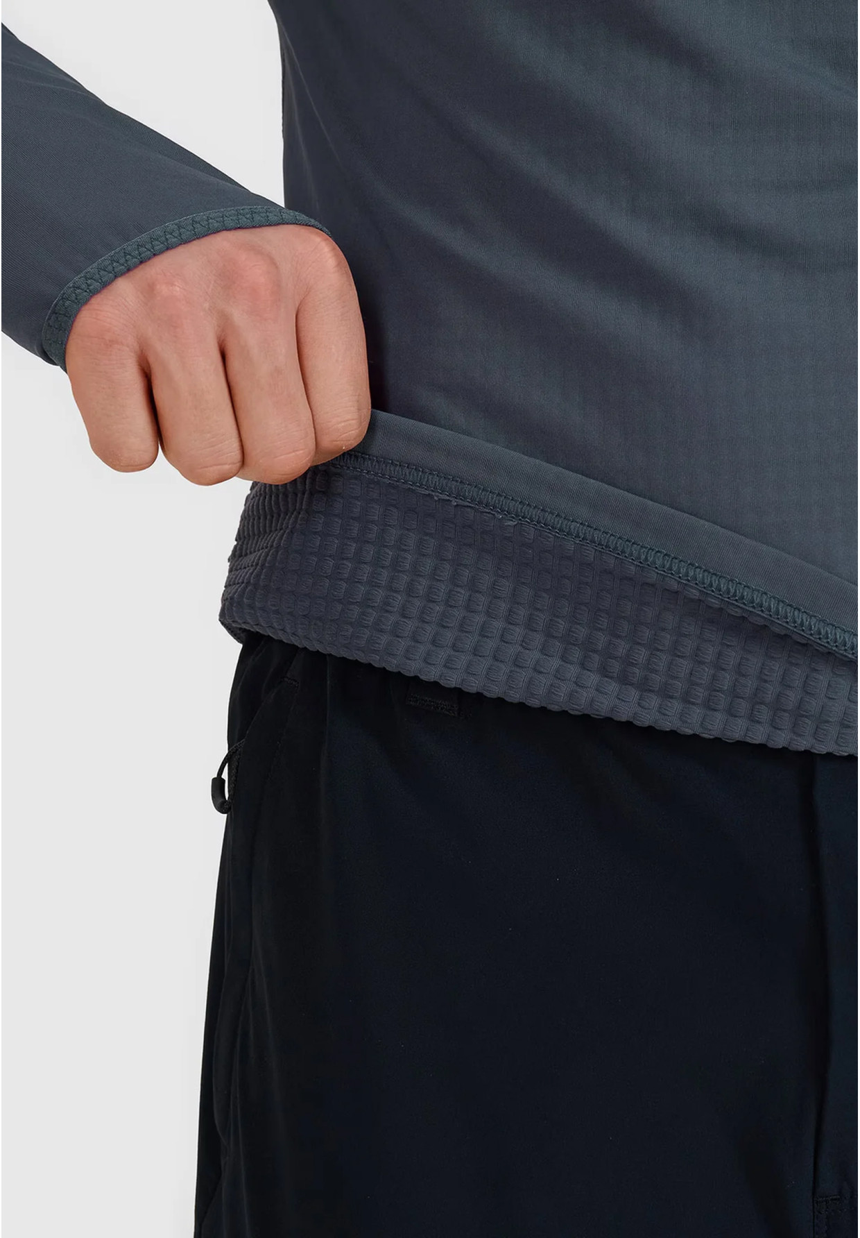 Bluza Męska Trekkingowa 4F Szybkoschnąca Sportowa Antrcyt 4FWSS25TFSWM493