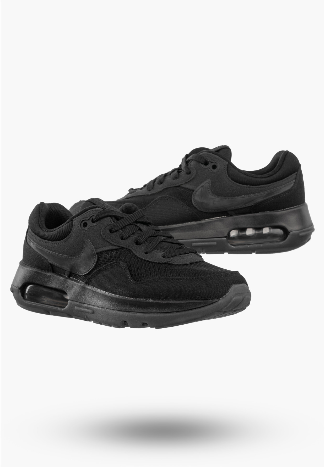 Sneakersy Dziecięce NIKE Buty Sportowe Air Max Motif GS Czarne