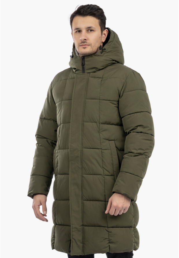 Męska kurtka zimowa KYMAXX khaki