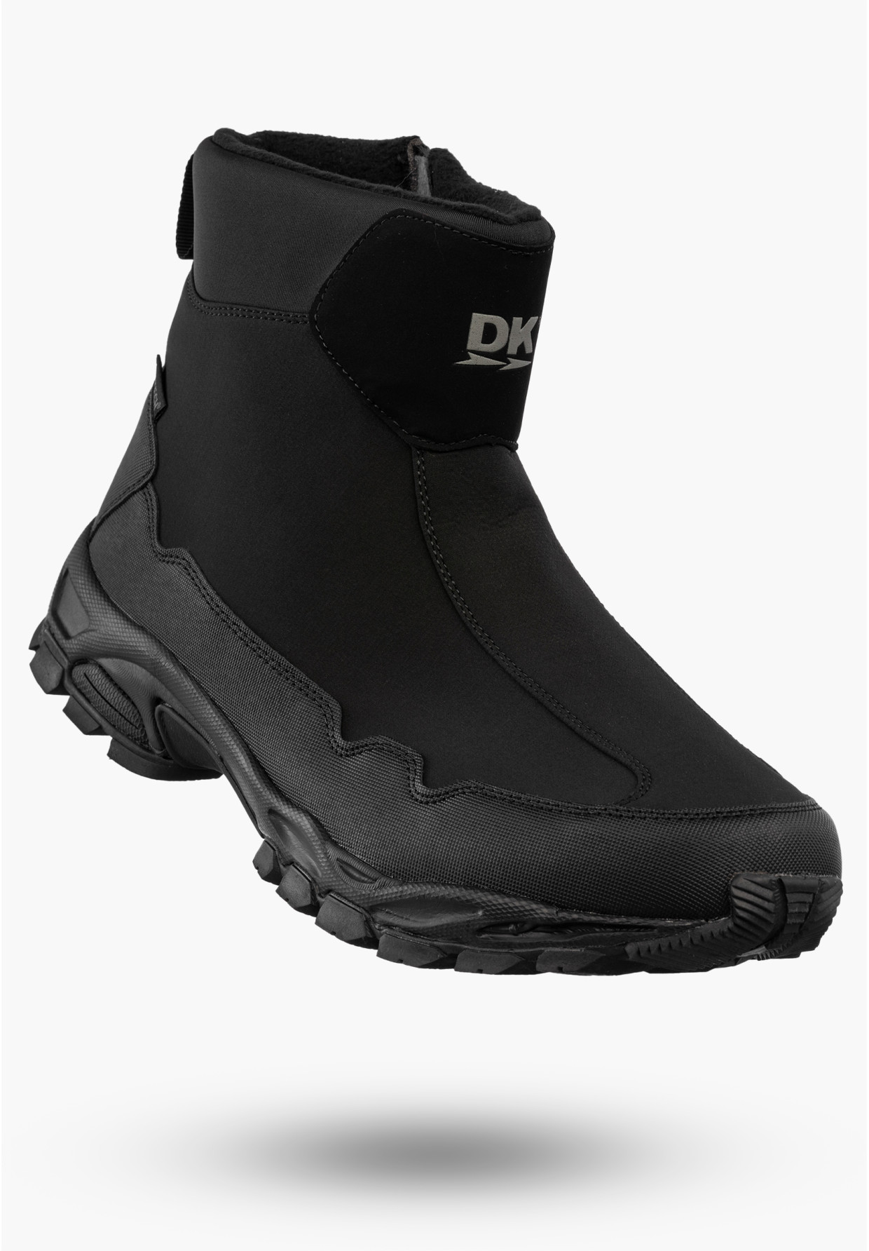 Śniegowce Męskie SoftShell DK Buty Zimowe Ocieplane Czarne Polaris