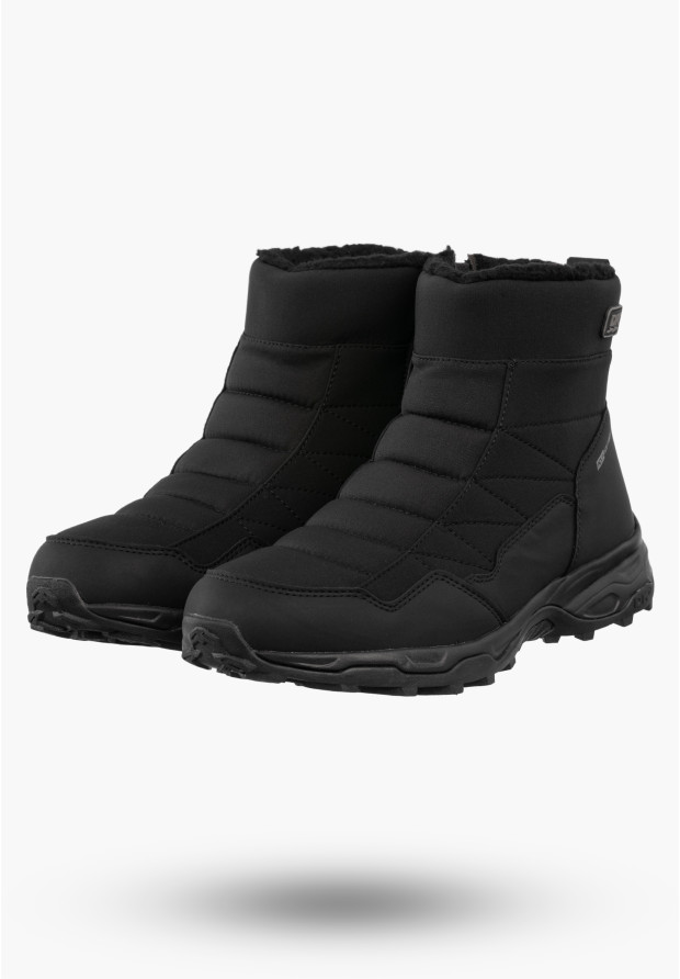 Śniegowce Męskie SoftShell DK Buty Zimowe Ocieplane Czarne North