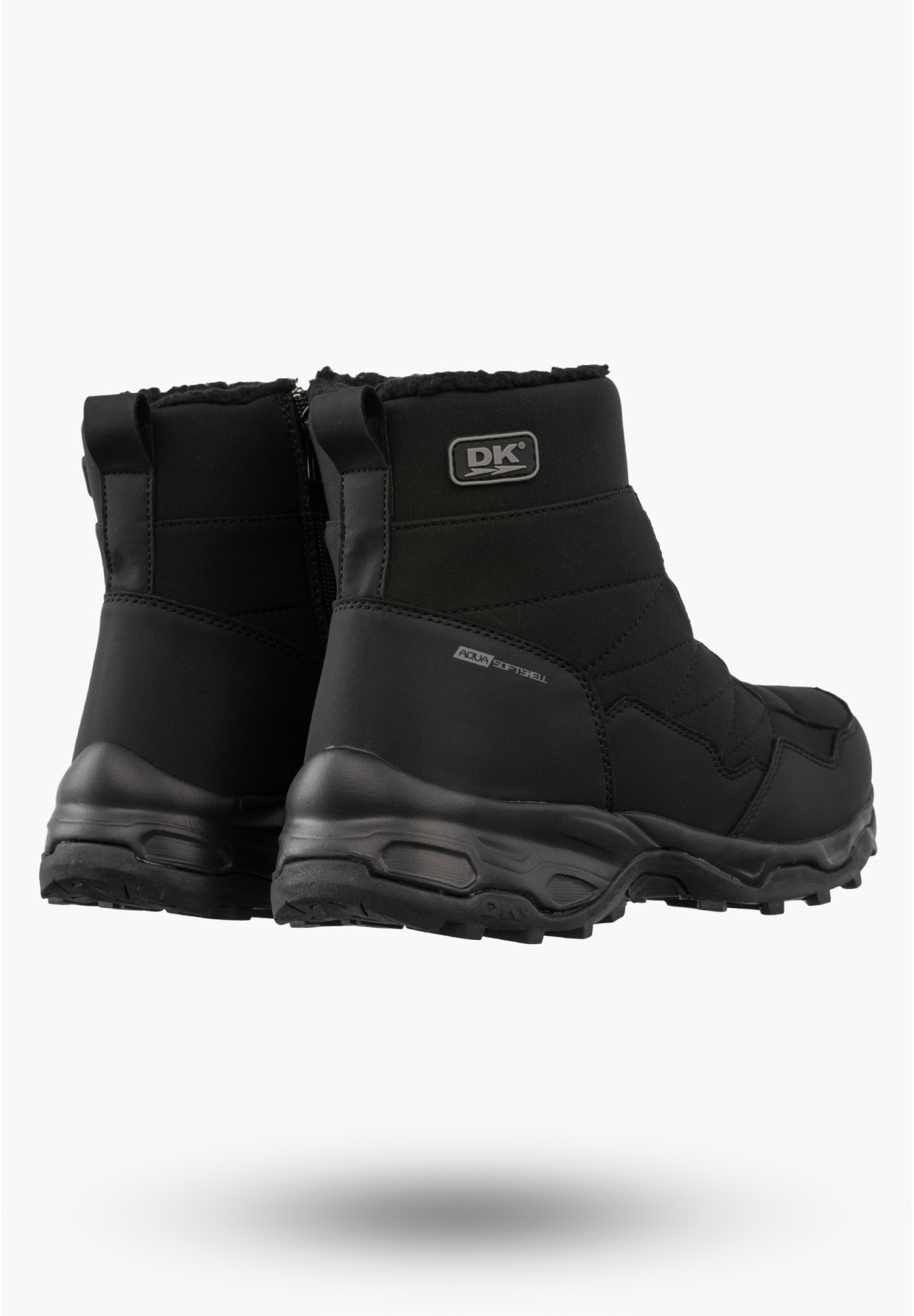 Śniegowce Męskie SoftShell DK Buty Zimowe Ocieplane Czarne North
