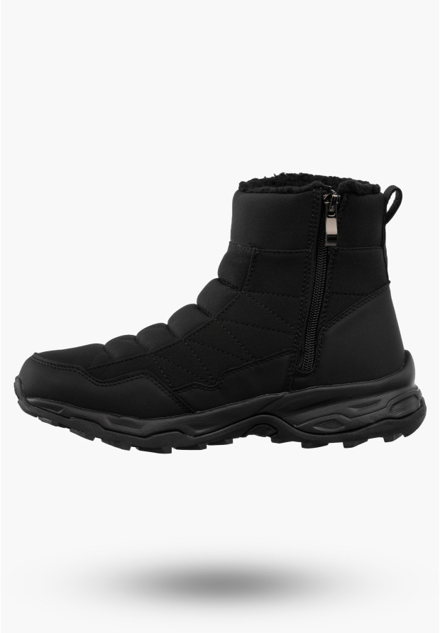 Śniegowce Damskie SoftShell DK Buty Zimowe Ocieplane Czarne North