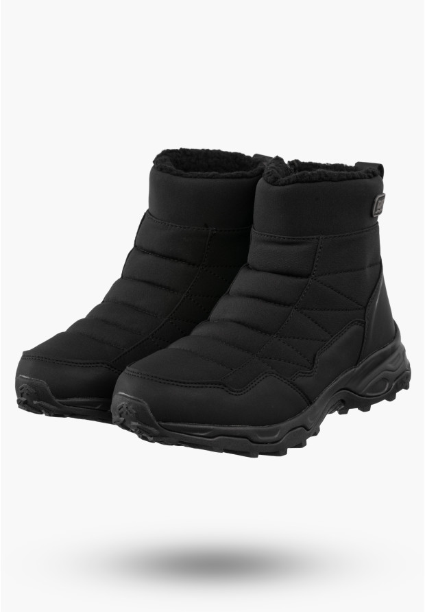 Śniegowce Damskie SoftShell DK Buty Zimowe Ocieplane Czarne North
