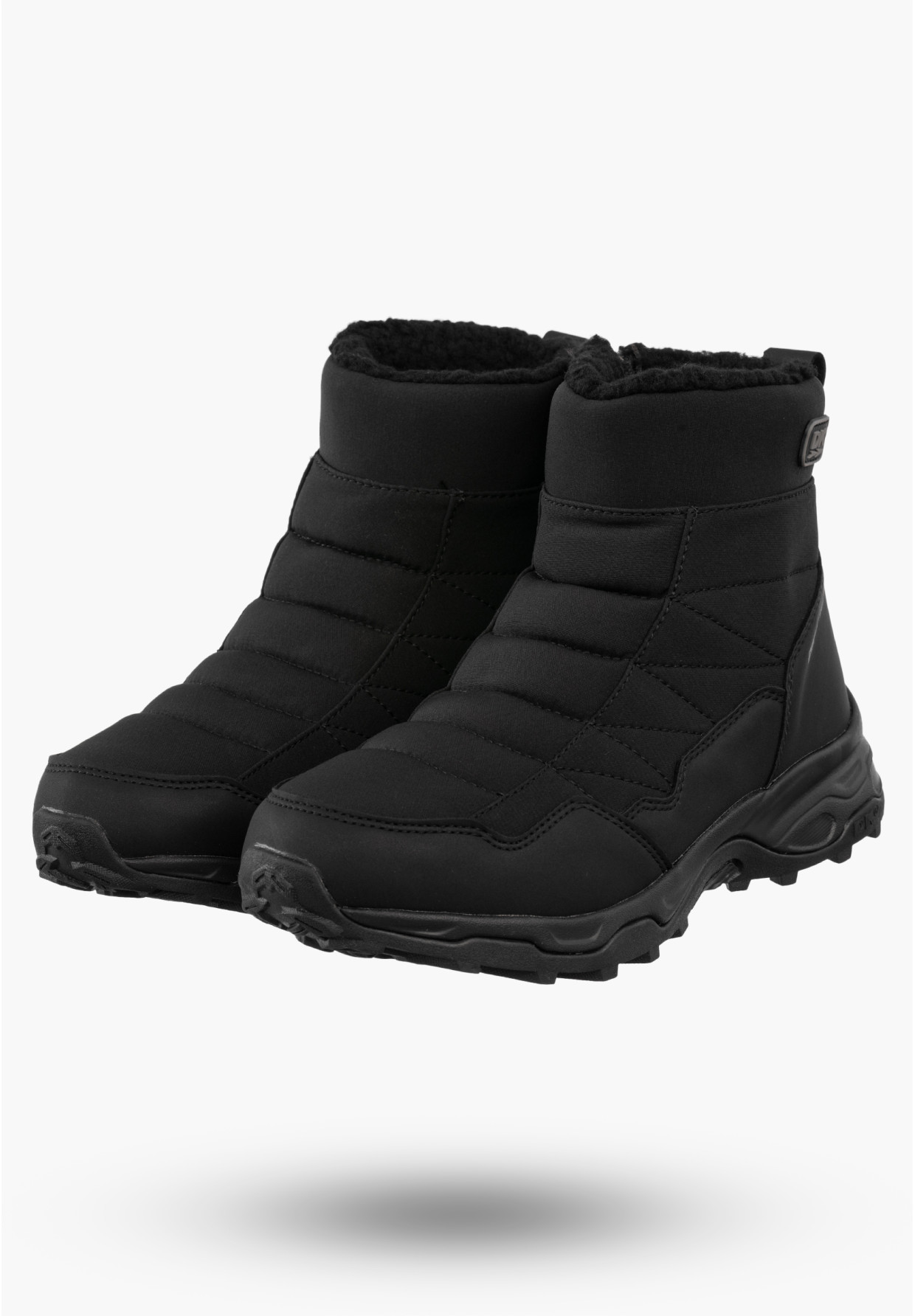 Śniegowce Damskie SoftShell DK Buty Zimowe Ocieplane Czarne North
