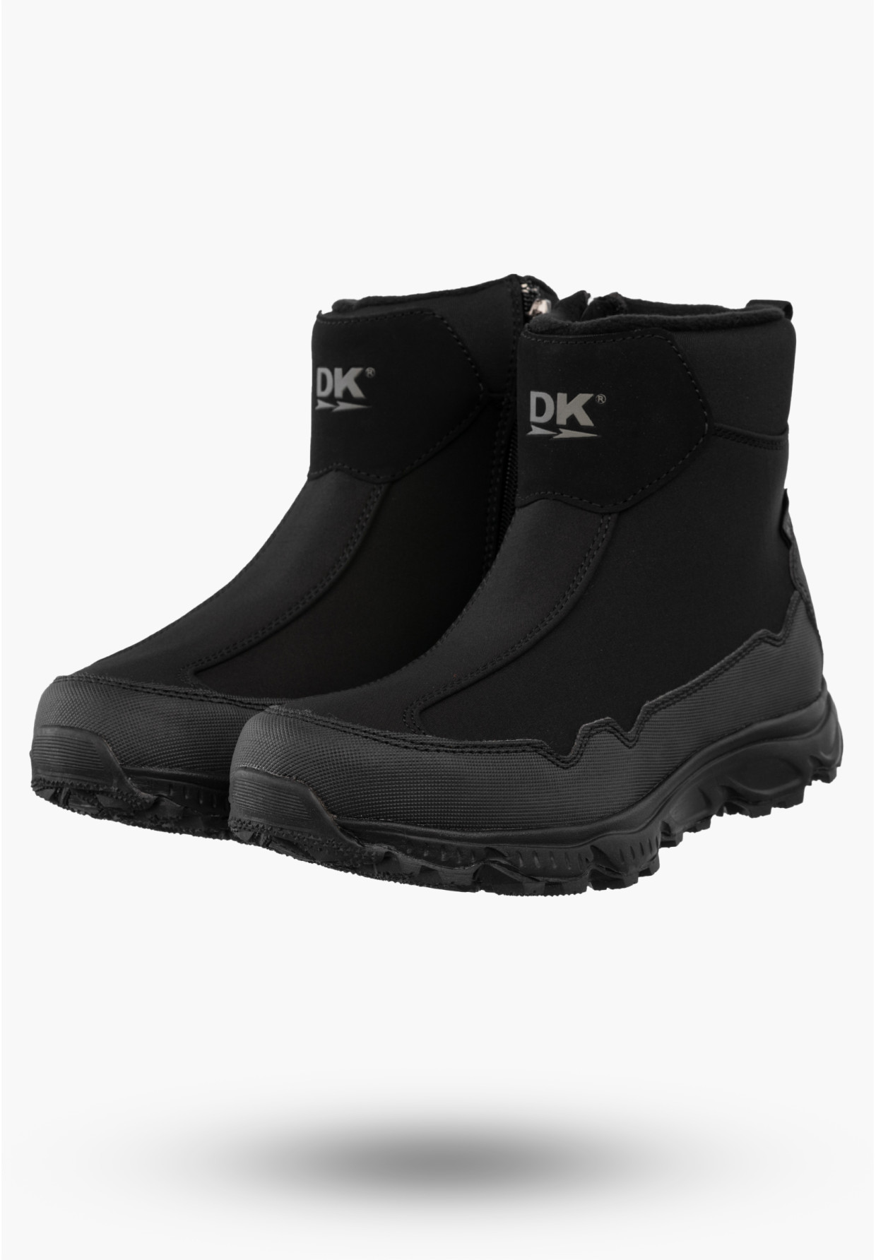 Śniegowce Damskie SoftShell DK Buty Zimowe Ocieplane Czarne Polaris