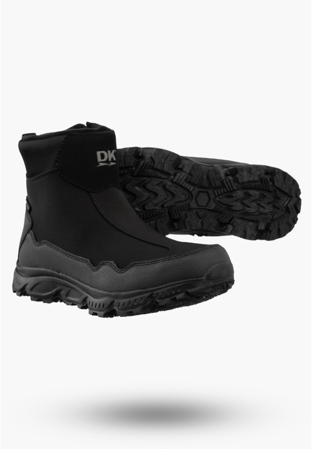 Śniegowce Damskie SoftShell DK Buty Zimowe Ocieplane Czarne Polaris