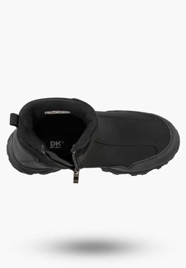 Śniegowce Damskie SoftShell DK Buty Zimowe Ocieplane Czarne Polaris