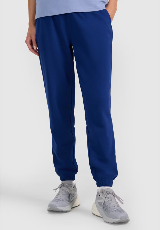 Spodnie Damskie 4F Joggery Dresowe Granatowe 4FWMM00TTROF1138