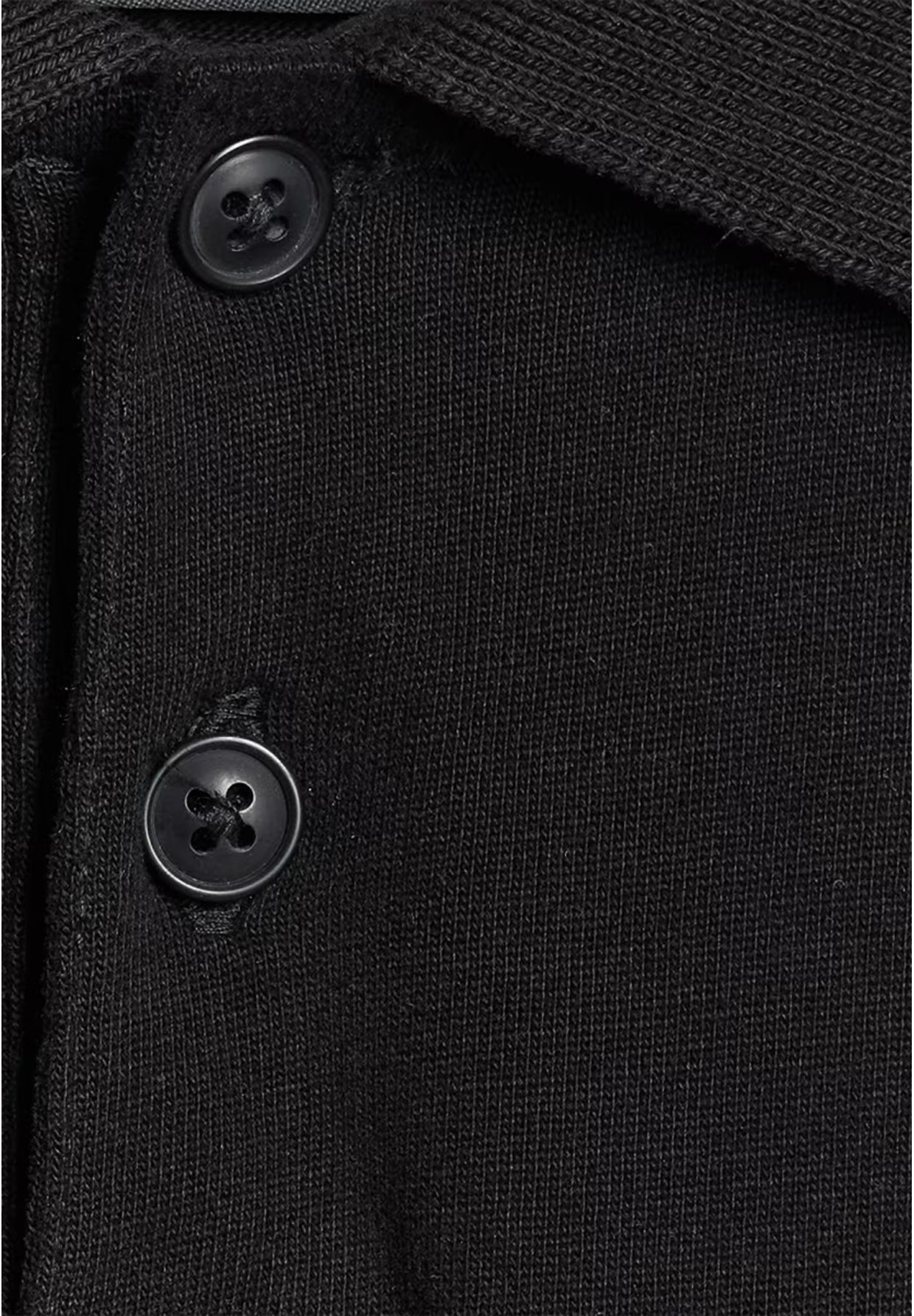 Longsleeve Chłopięcy 4F Regular Bluzka z kołnierzykiem Czarna 4FJWAW25TLONM483