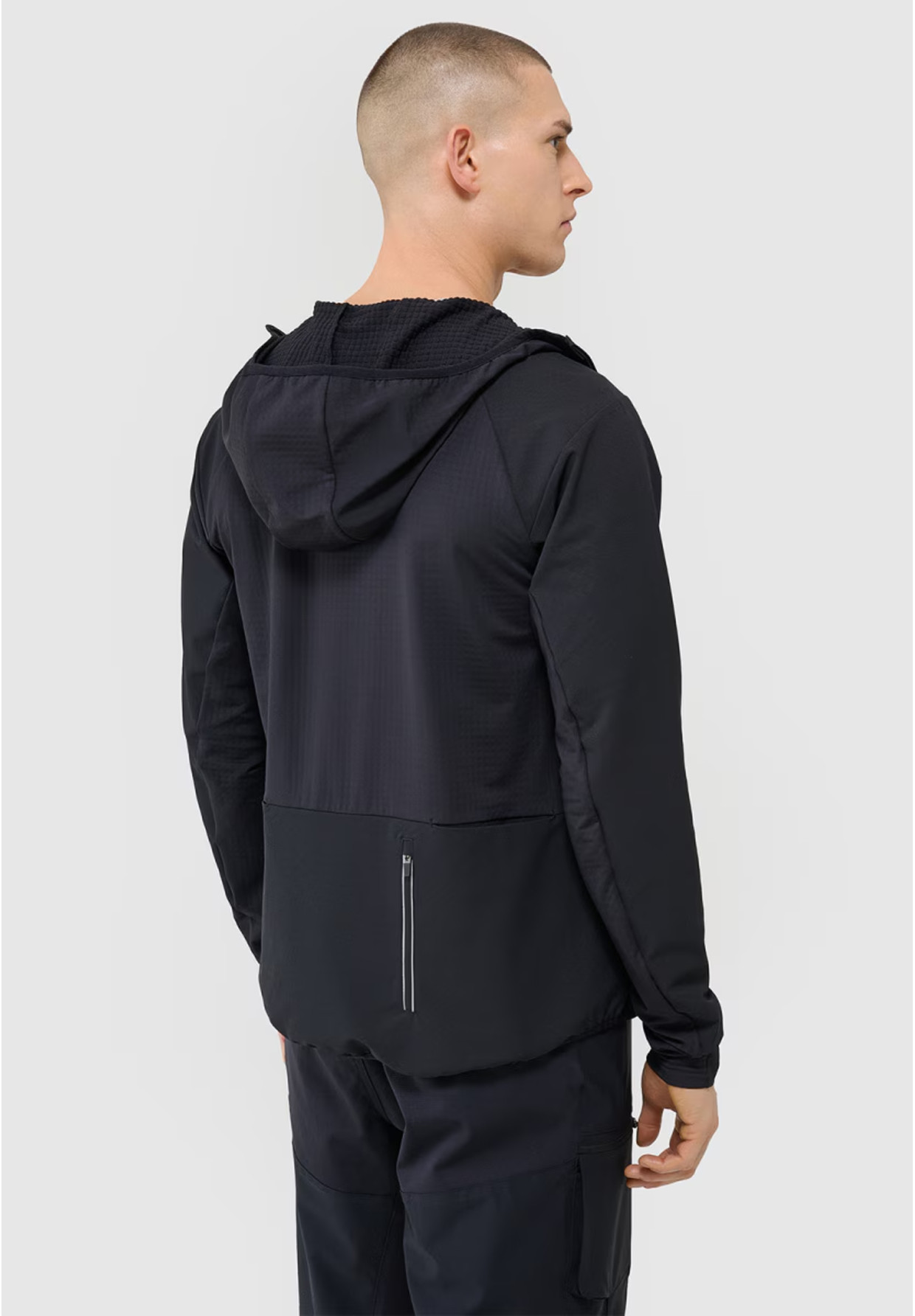 Bluza Męska Rowerowa 4F Szybkoschnąca Sportowa Czarna 4FWSS25TFSWM483
