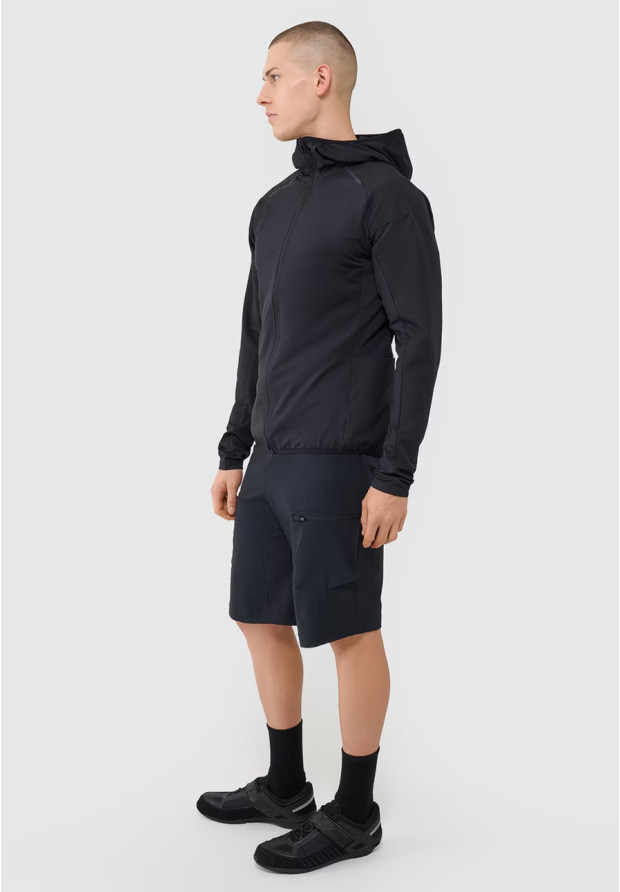 Bluza Męska Rowerowa 4F Szybkoschnąca Sportowa Czarna 4FWSS25TFSWM483