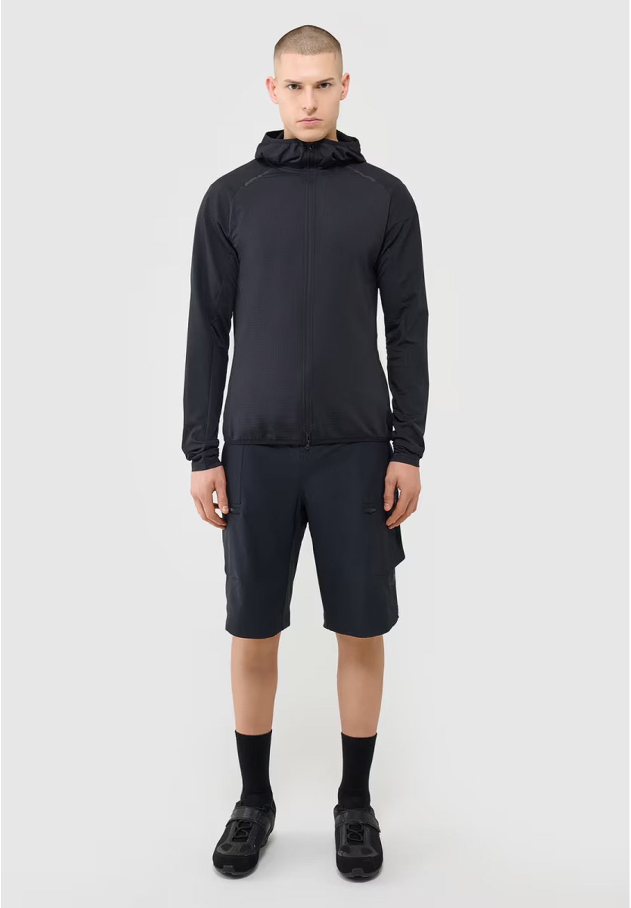 Bluza Męska Rowerowa 4F Szybkoschnąca Sportowa Czarna 4FWSS25TFSWM483