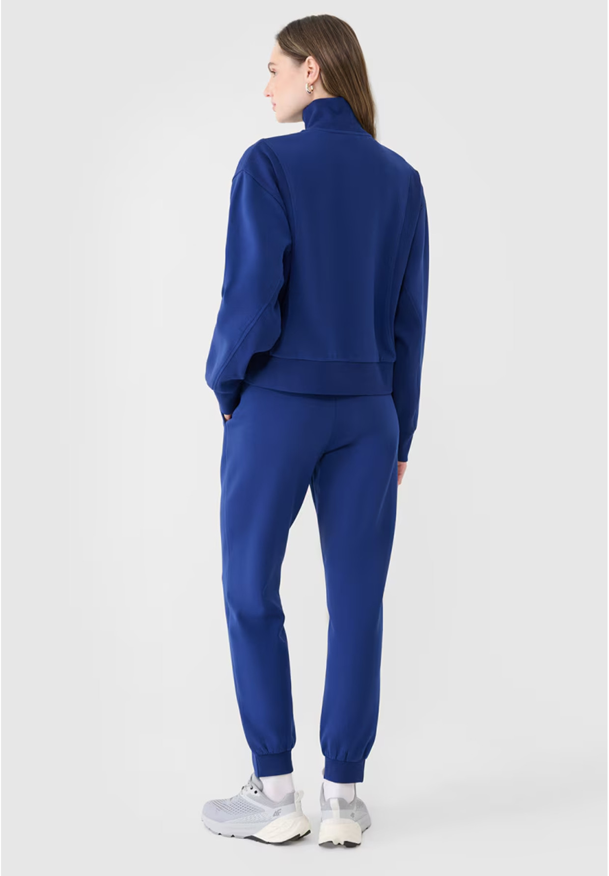 Spodnie Damskie 4F Joggery Dresowe Dresy Granatowe 4FWSS25TTROF0996