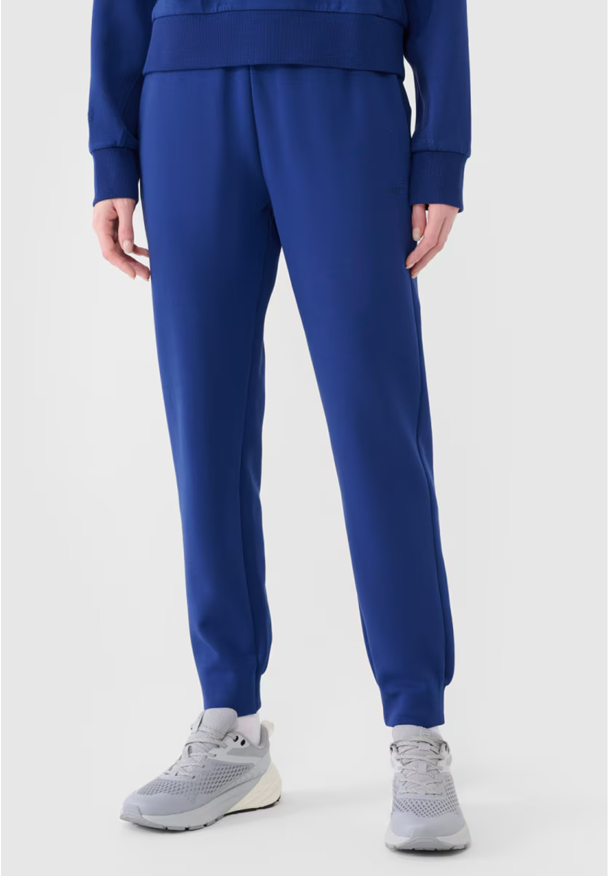Spodnie Damskie 4F Joggery Dresowe Dresy Granatowe 4FWSS25TTROF0996