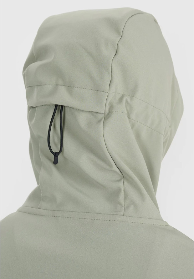 Kurtka Męska 4F Softshell Wiatroodporna Z Kapturem Oliwkowa 4FWSS25TSOFM324