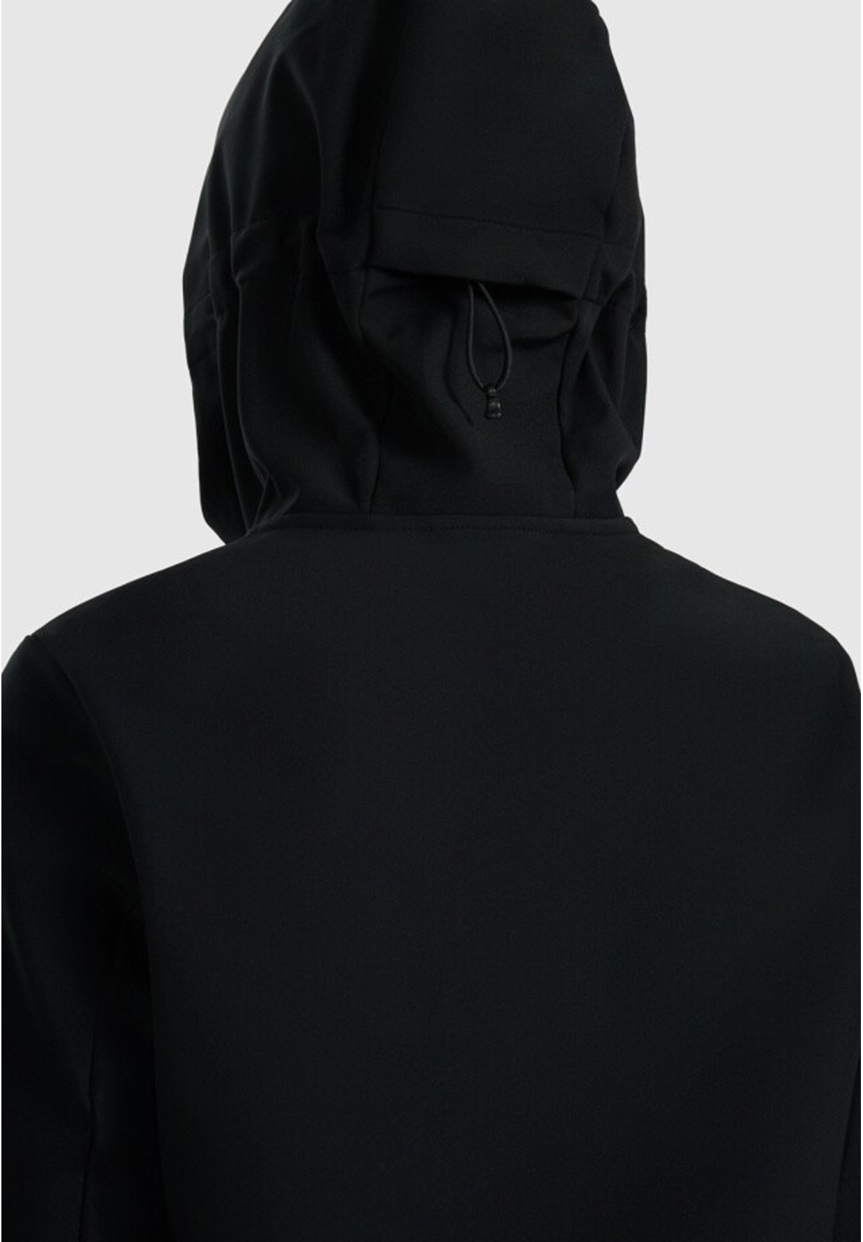 Kurtka Damska 4F Softshell Sportowa Z Kapturem Przejściowa Czarna 4FWAW25TSOFF359