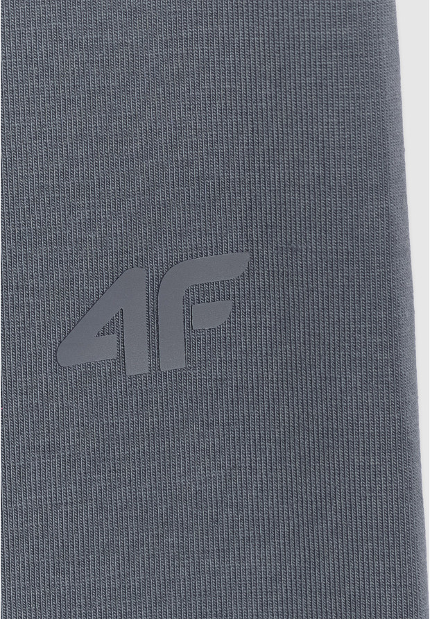 Legginsy Damskie 4F Spodnie Dzianinowe z wysokim stanem Antracyt 4FWAW25TTIGF248