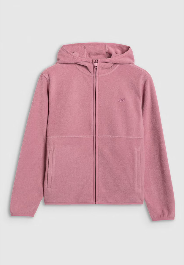 Polar Damski 4F Warm Z Kapturem Regular Różowy 4FWAW25TFLEF355