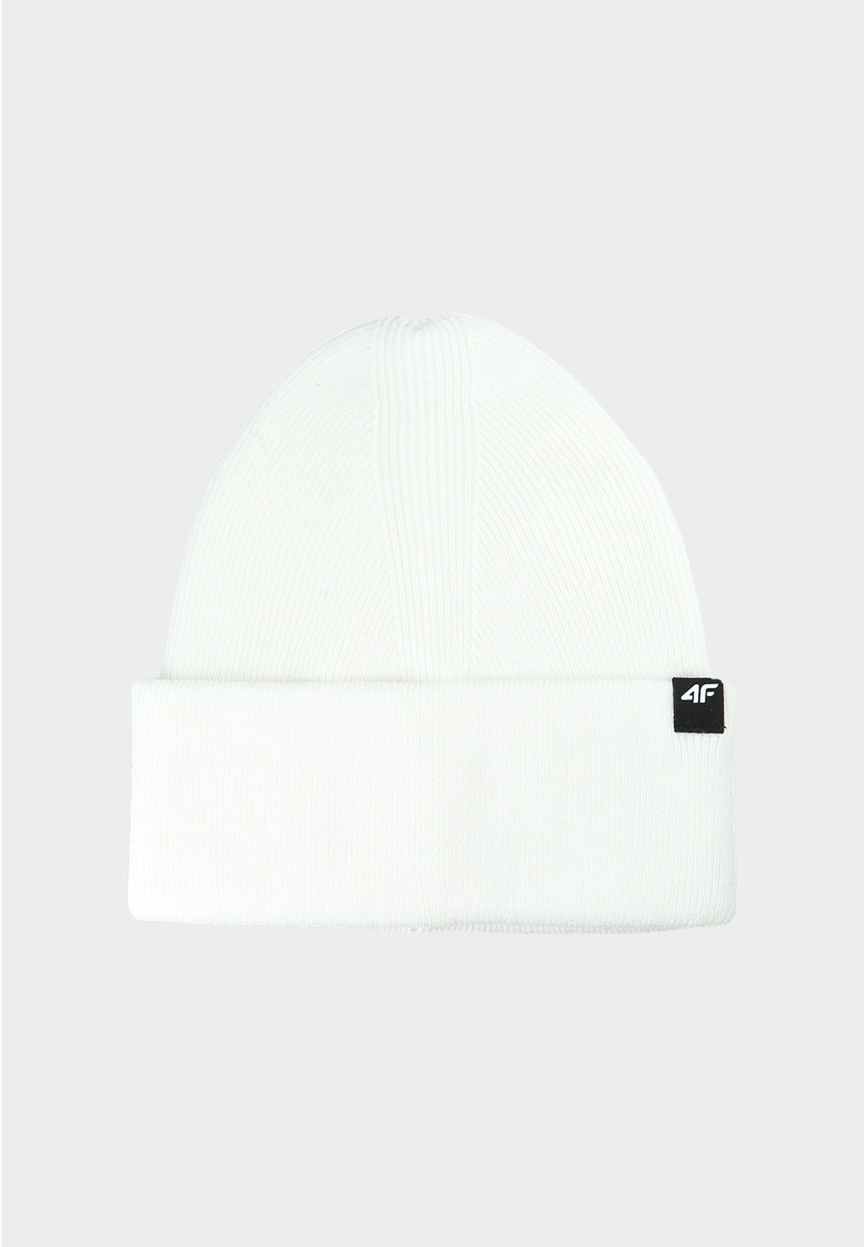 Czapka 4F Zimowa Beanie Uniseks Kremowa 4FWAW25ACAPU556